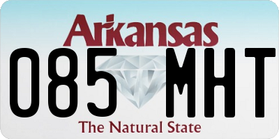 AR license plate 085MHT