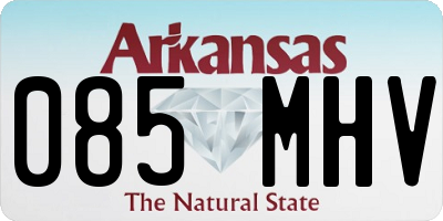 AR license plate 085MHV