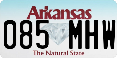 AR license plate 085MHW