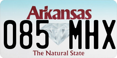 AR license plate 085MHX