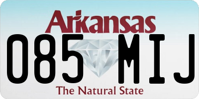 AR license plate 085MIJ
