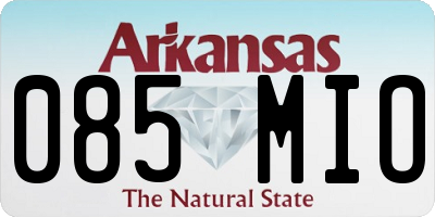 AR license plate 085MIO