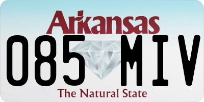 AR license plate 085MIV
