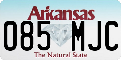 AR license plate 085MJC