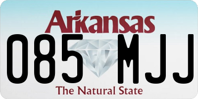 AR license plate 085MJJ