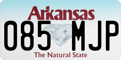 AR license plate 085MJP