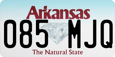 AR license plate 085MJQ