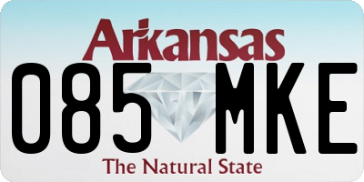 AR license plate 085MKE