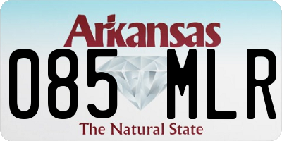 AR license plate 085MLR