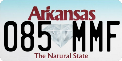 AR license plate 085MMF