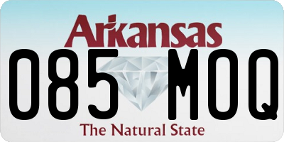 AR license plate 085MOQ
