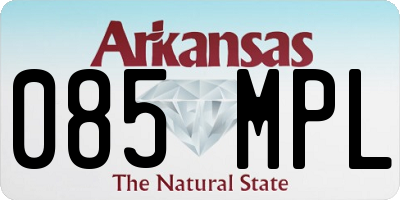 AR license plate 085MPL