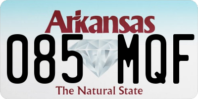AR license plate 085MQF