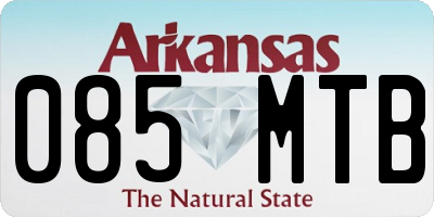 AR license plate 085MTB