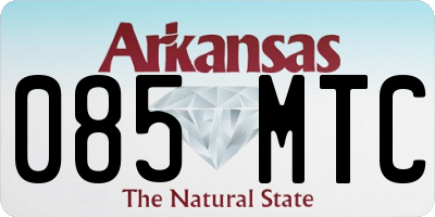 AR license plate 085MTC
