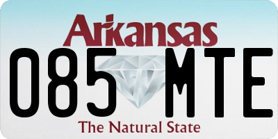 AR license plate 085MTE