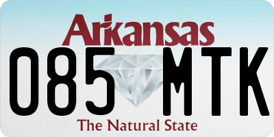 AR license plate 085MTK