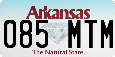 AR license plate 085MTM