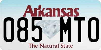 AR license plate 085MTO