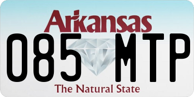 AR license plate 085MTP