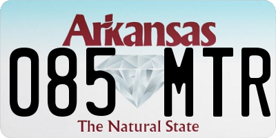 AR license plate 085MTR
