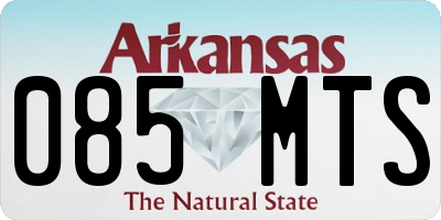 AR license plate 085MTS