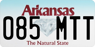 AR license plate 085MTT