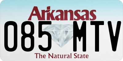 AR license plate 085MTV