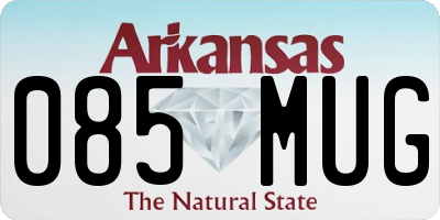 AR license plate 085MUG