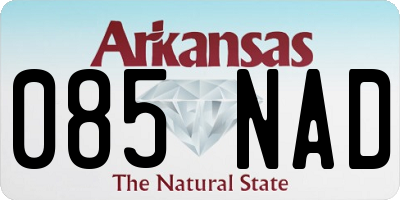 AR license plate 085NAD