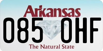 AR license plate 085OHF