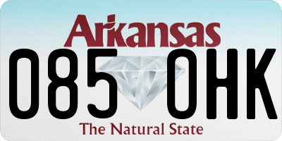AR license plate 085OHK