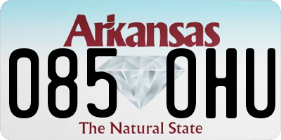 AR license plate 085OHU