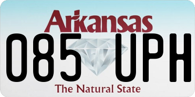 AR license plate 085UPH
