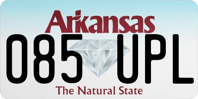 AR license plate 085UPL