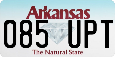 AR license plate 085UPT