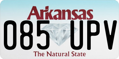 AR license plate 085UPV