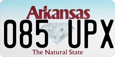 AR license plate 085UPX