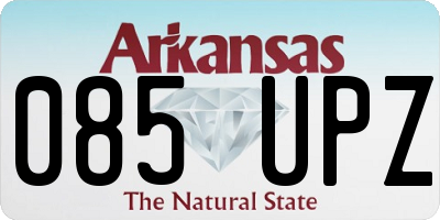AR license plate 085UPZ