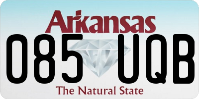 AR license plate 085UQB