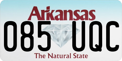 AR license plate 085UQC
