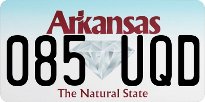 AR license plate 085UQD