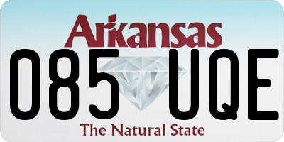 AR license plate 085UQE