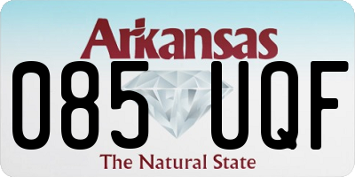 AR license plate 085UQF