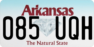AR license plate 085UQH