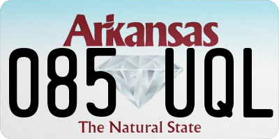 AR license plate 085UQL