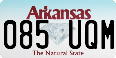 AR license plate 085UQM