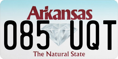 AR license plate 085UQT