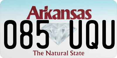 AR license plate 085UQU