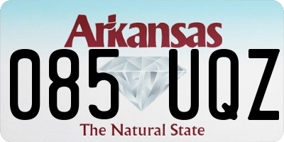 AR license plate 085UQZ